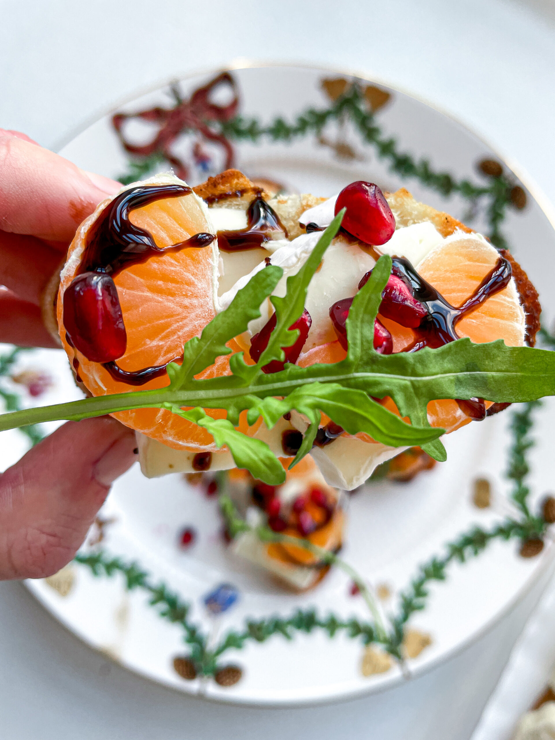 JULE BRUSCHETTA MED BRIE OG KLEMENTINER