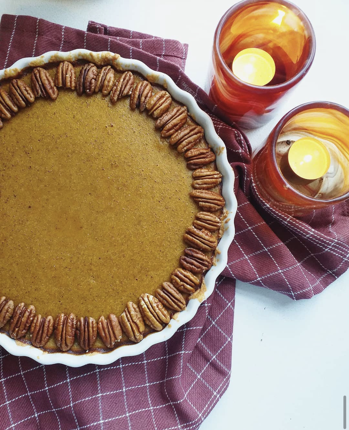 PUMPKIN PIE MED PEKANNØDDER