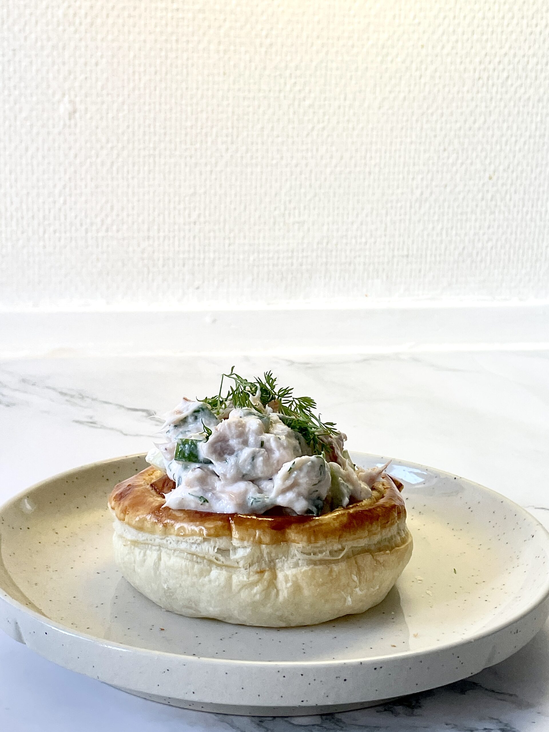 VOL AU VENT MED VARMRØGET LAKS